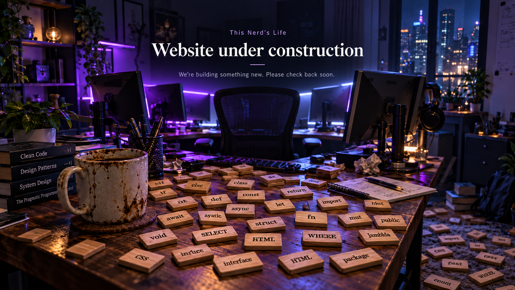 This Nerd's Life – Website under construction. We're building something new. Please check back soon.